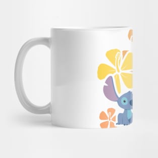 Hibiscus flowers and an Alien Mug